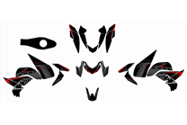 Sticker set compatible with per KAWASAKI Z1000 2007 - 2009 - MXPKAD16253