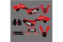 Kit Autocollants compatible avec per HONDA CRF 150L 2019 - 2022 - MXPKAD16944