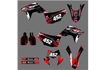 Aufkleber Satz kompatibel mit per HONDA CRF 150L 2019 - 2022 - MXPKAD16945