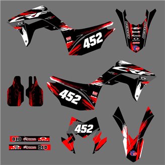 Kit Autocollants compatible avec per HONDA CRF 150L 2019 - 2022 - MXPKAD16945