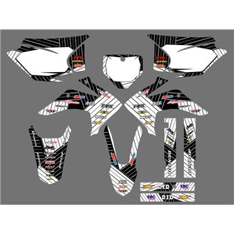 Kit de pegatinas compatible con per HONDA CRF 230 2015 - 2020 - MXPKAD16955