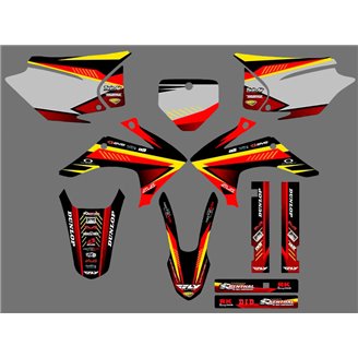 Sticker set compatible with per HONDA CRF 230 2015 - 2020 - MXPKAD16958