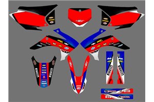 Kit Autocollants compatible avec per HONDA CRF 230 2015 - 2020 - MXPKAD16960