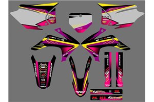 Sticker set compatible with per HONDA CRF 230 2015 - 2020 - MXPKAD16961