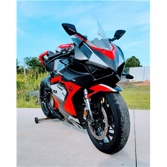 Lackierte Straße Verkleidung auf ABS mit Ducati Panigale V4 V4S fur Akrapovic Auspuff 2020 - 2021 - MXPCAV16986