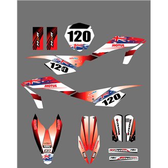Sticker set compatible with per HUSQVARNA CR 65 2012 - 2015 - MXPKAD16989