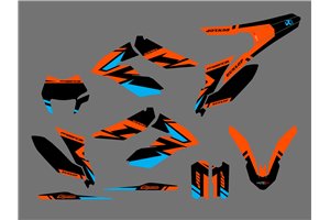 Aufkleber Satz kompatibel mit per KTM FREERIDE 250 350 2012 - 2021 - MXPKAD16996