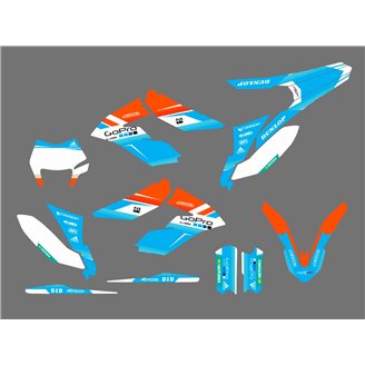 Sticker set compatible with per KTM FREERIDE 250 350 2012 - 2021 - MXPKAD16995