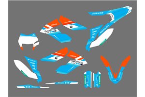 Sticker set compatible with per KTM FREERIDE 250 350 2012 - 2021 - MXPKAD16995