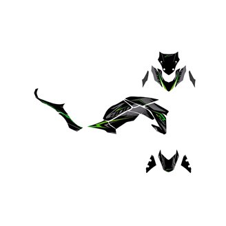 Kit adesivi compatibile con per KAWASAKI Z900 2017 - 2019 - MXPKAD15367