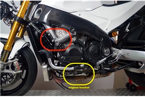 Aprilia Tuono 2021-2023 / kit conversione a RSV 4 2021 - set completo racing in 8-pezzi - MXPCRD17008