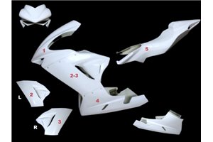 Race Package MV Agusta F3 675 800 : Carénages + Crochets rapides + Vis - MXPCRD11605