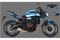 Sticker set compatible with per YAMAHA MT 07 2018 - 2020 - MXPKAD15833