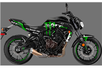 Sticker set compatible with per YAMAHA MT 07 2018 - 2020 - MXPKAD15974