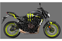 Sticker set compatible with per YAMAHA MT 07 2018 - 2020 - MXPKAD15983