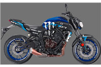 Sticker set compatible with per YAMAHA MT 07 2018 - 2020 - MXPKAD15986
