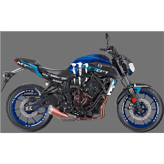 Aufkleber Satz kompatibel mit per YAMAHA MT 07 2018 - 2020 - MXPKAD15986
