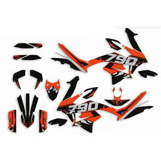 Sticker set compatible with per KTM 790 890 Adventure R 2019 - 2023 - MXPKAD16280