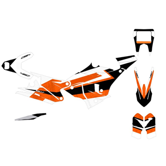 Kit adesivi compatibile con per KTM 450 RALLY 2011 - 2013 - MXPKAD15165