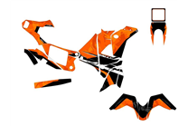 Kit Autocollants compatible avec per KTM 450 RALLY 2011 - 2013 - MXPKAD15171
