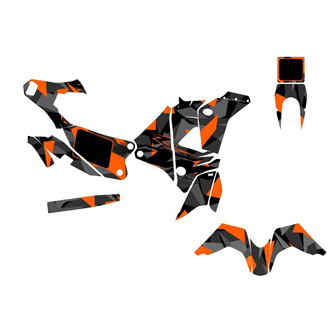 Kit de pegatinas compatible con per KTM 450 RALLY 2015 - 2018 - MXPKAD15175