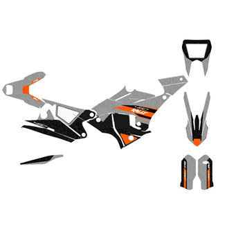 Kit Autocollants compatible avec per KTM 450 RALLY 2015 - 2018 - MXPKAD15178