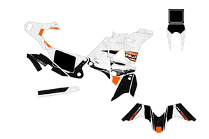 Aufkleber Satz kompatibel mit per KTM 450 RALLY 2015 - 2018 - MXPKAD15179