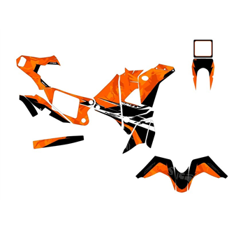 Aufkleber Satz kompatibel mit per KTM 450 RALLY 2015 - 2018 - MXPKAD15182