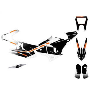 Sticker set compatible with per KTM 450 RALLY 2015 - 2018 - MXPKAD15185