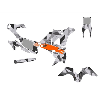 Aufkleber Satz kompatibel mit per KTM 450 RALLY 2019 - 2020 - MXPKAD14907