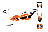 Kit Autocollants compatible avec per KTM 450 RALLY 2019 - 2020 - MXPKAD15187
