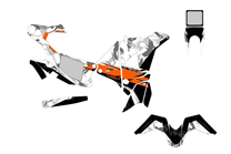 Kit Autocollants compatible avec per KTM 450 RALLY 2019 - 2020 - MXPKAD15192