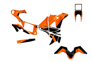 Sticker set compatible with per KTM 450 RALLY 2019 - 2020 - MXPKAD15193