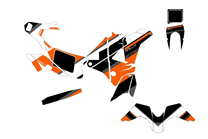 Kit Autocollants compatible avec per KTM 450 RALLY 2019 - 2020 - MXPKAD15195