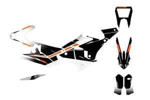 Sticker set compatible with per KTM 450 RALLY 2019 - 2020 - MXPKAD15196