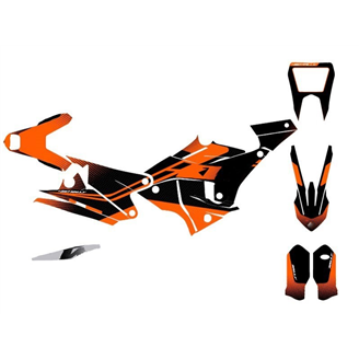 Sticker set compatible with per KTM 450 RALLY 2019 - 2020 - MXPKAD15196