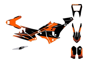 Sticker set compatible with per KTM 450 RALLY 2019 - 2020 - MXPKAD15196