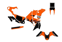 Sticker set compatible with per KTM 450 RALLY 2015 - 2018 - MXPKAD15180