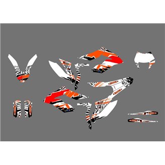 Kit Autocollants compatible avec per KTM FREERIDE 250 350 2012 - 2021 - MXPKAD16995