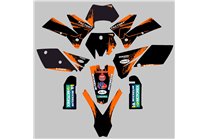 Kit adesivi compatibile con per KTM EXC EXC-F 125 200 250 450 2005 - 2007 - MXPKAD13423