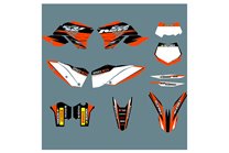 Kit Autocollants compatible avec per KTM EXC EXC-F 125 200 250 450 2008 - 2011 - MXPKAD13427