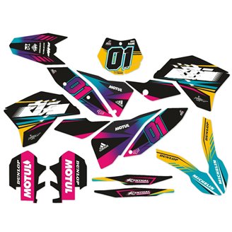 Kit Autocollants compatible avec per KTM EXC EXC-F 125 200 250 450 2008 - 2011 - MXPKAD14395