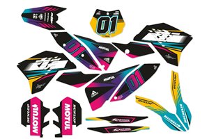 Kit de pegatinas compatible con per KTM EXC EXC-F 125 200 250 450 2008 - 2011 - MXPKAD14395