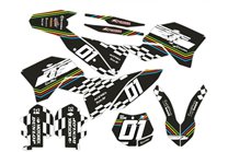 Kit adesivi compatibile con per KTM EXC EXC-F 125 200 250 450 2008 - 2011 - MXPKAD14392