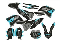 Kit Autocollants compatible avec per KTM EXC EXC-F 125 200 250 450 2008 - 2011 - MXPKAD14383