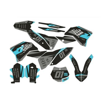 Aufkleber Satz kompatibel mit per KTM EXC EXC-F 125 200 250 450 2008 - 2011 - MXPKAD14383