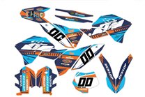 Kit Autocollants compatible avec per KTM EXC EXC-F 125 200 250 450 2008 - 2011 - MXPKAD14018