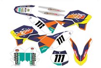 Kit Autocollants compatible avec per KTM EXC EXC-F 125 200 250 450 2008 - 2011 - MXPKAD14016