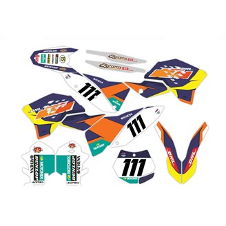 Aufkleber Satz kompatibel mit per KTM EXC EXC-F 125 200 250 450 2008 - 2011 - MXPKAD14016