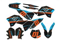 Kit Autocollants compatible avec per KTM EXC EXC-F 125 200 250 450 2008 - 2011 - MXPKAD14013